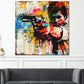 Wandbild Kunstwerk Abstract Splash One Shot Pop Art