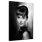 Wandbild Kunstwerk Beautiful Audrey Black Style