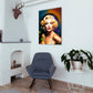 Wandbild Kunstwerk Beautiful Marilyn Pop Art Style