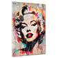 Wandbild Kunstwerk Cool Marilyn News Style