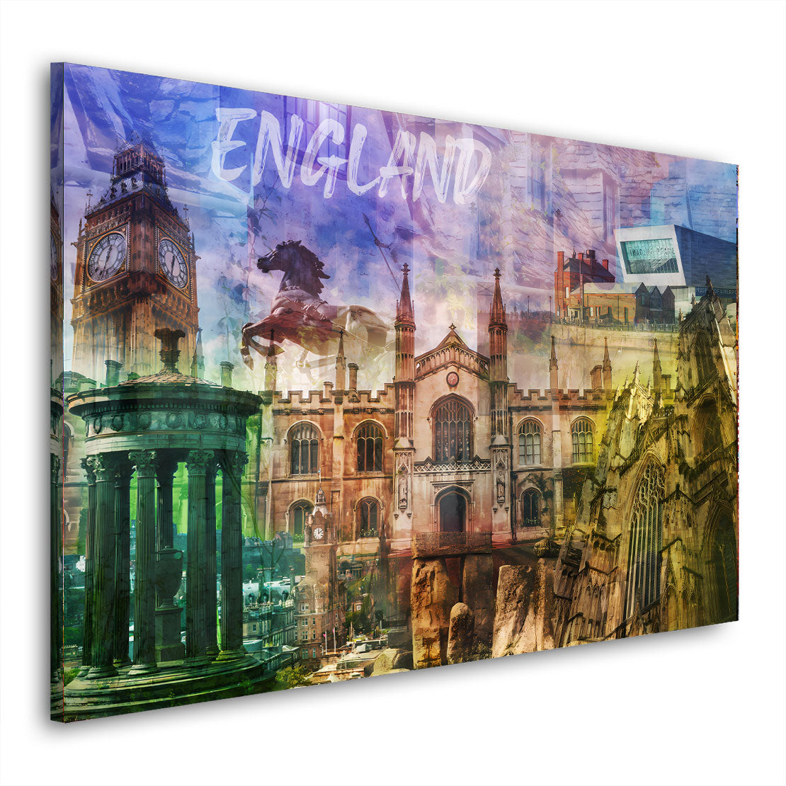 Wandbild Kunstwerk England Pop Art Wahrzeichen London