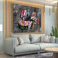 Wandbild Kunstwerk Ferrari Graffiti Street Art Style