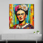 Wandbild Kunstwerk Frida kreatives Mosaik Design bunt