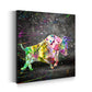 Wandbild Kunstwerk Geldschein Stier Graffiti Street Art Style