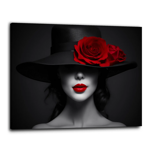 Wandbild Kunstwerk Lady Beautiful Lips