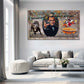 Wandbild Kunstwerk Leo Gatsby Hard Work Money Smart Wealth