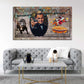 Wandbild Kunstwerk Leo Gatsby Hard Work Money Smart Wealth