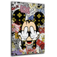 Wandbild Kunstwerk Mickey Abstract Style, Comic