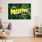 Wandbild Kunstwerk Motivation POSITIVE VIBES