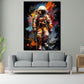 Wandbild Kunstwerk Pop Art Astronaut Splash