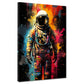 Wandbild Kunstwerk Pop Art Astronaut mit Anzug