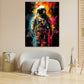 Wandbild Kunstwerk Pop Art Astronaut mit Anzug