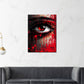 Wandbild Kunstwerk Pop Art Auge Abstract Splash