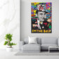 Wandbild Kunstwerk Pop Art Capone I Am The Boss