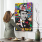 Wandbild Kunstwerk Pop Art Capone I Am The Boss