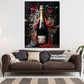 Wandbild Kunstwerk Pop Art Flasche Lifestyle