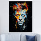 Wandbild Kunstwerk Pop Art Gesicht Bowie Dark Style