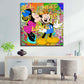 Wandbild Kunstwerk Pop Art King Mickey Comic