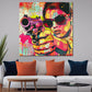 Wandbild Kunstwerk Pop Art One Shot Retro Girl