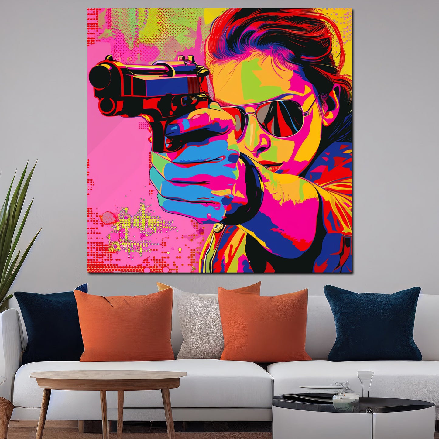 Wandbild Kunstwerk Pop Art Retro Beautiful Shot