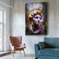 Wandbild Kunstwerk Pop Art Skulptur David mit Street Art Elementen