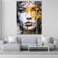 Wandbild Kunstwerk Pop Art abstrakt Splash Girl Colour Style