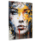 Wandbild Kunstwerk Pop Art abstrakt Splash Girl Colour Style