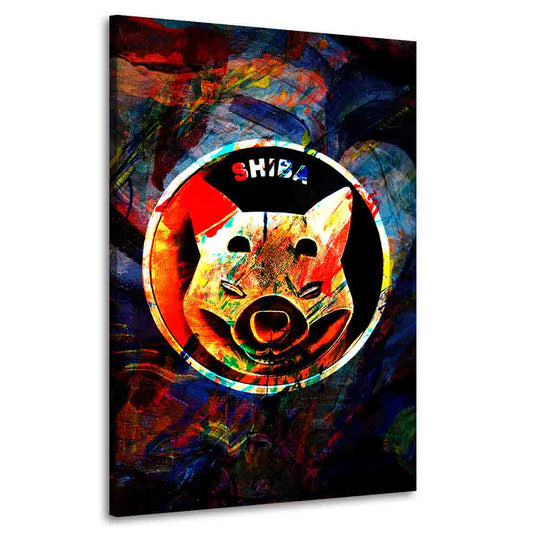 Wandbild Kunstwerk Shiba Colour Style Trading & Börse