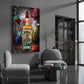 Wandbild Kunstwerk Street Art Design Bourbon Whiskyflasche urban und kreativ