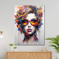 Wandbild Kunstwerk Street Art Gesicht Frau Pop Art