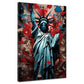 Wandbild Kunstwerk USA New York Freiheitsstatue Pop Art