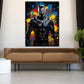 Wandbild Kunstwerk Black Man Film Panther Pop Art Style