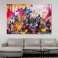 Wandbild Kunstwerk abstrakt Street Art Multicolour Style