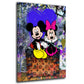 Wandbild Kunstwerk Pop Art Comic Mouse in Love