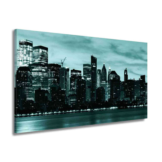 Wandbild Kunstwerk New York Manhattan Skyline, USA