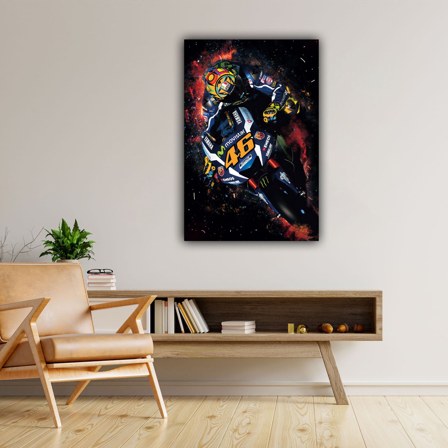 Wandbild Kunstwerk Pop Art Yamaha